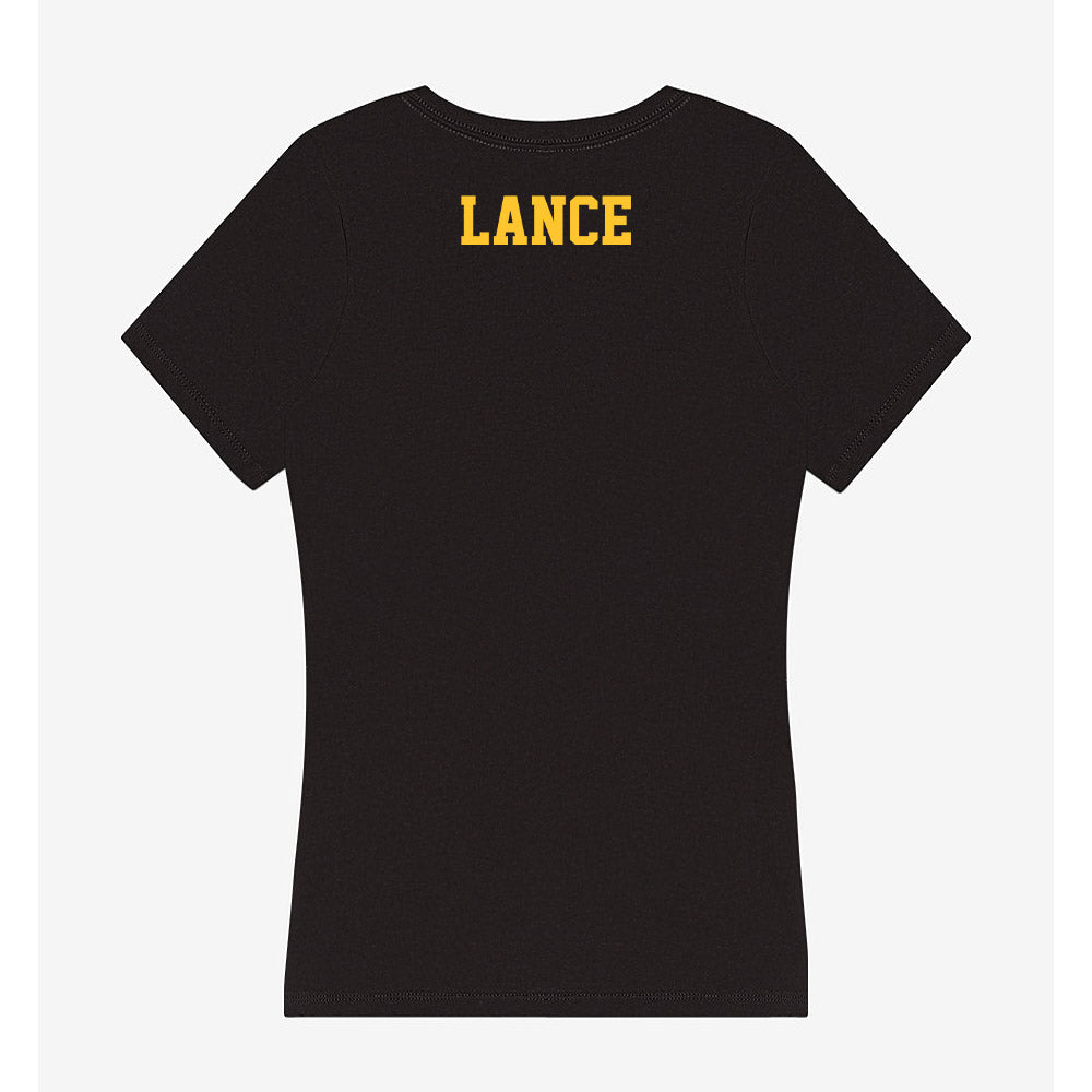 East Tennessee State - NCAA Women's Track & Field : Meg Lance - Women's V-Neck T-Shirt-1