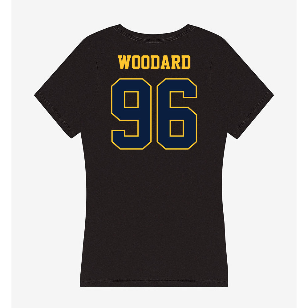 East Tennessee State - NCAA Football : Charles Woodard - Women's V-Neck T-Shirt-1