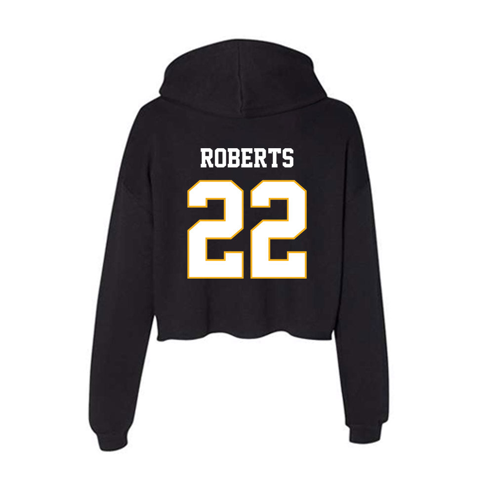 Winthrop - NCAA Women's Volleyball : Cami Roberts - Classic Shersey Women's Crop Fleece Hooded Sweatshirt-1