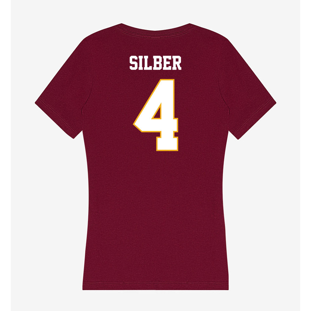 Winthrop - NCAA Women's Soccer : Mia Silber - Classic Shersey Women's V-Neck T-Shirt-1