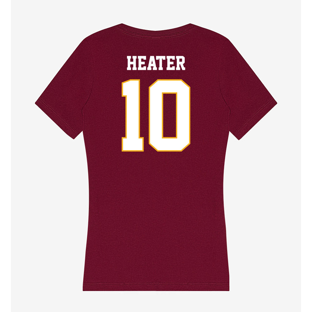 Winthrop - NCAA Women's Volleyball : Morgan Heater - Classic Shersey Women's V-Neck T-Shirt-1