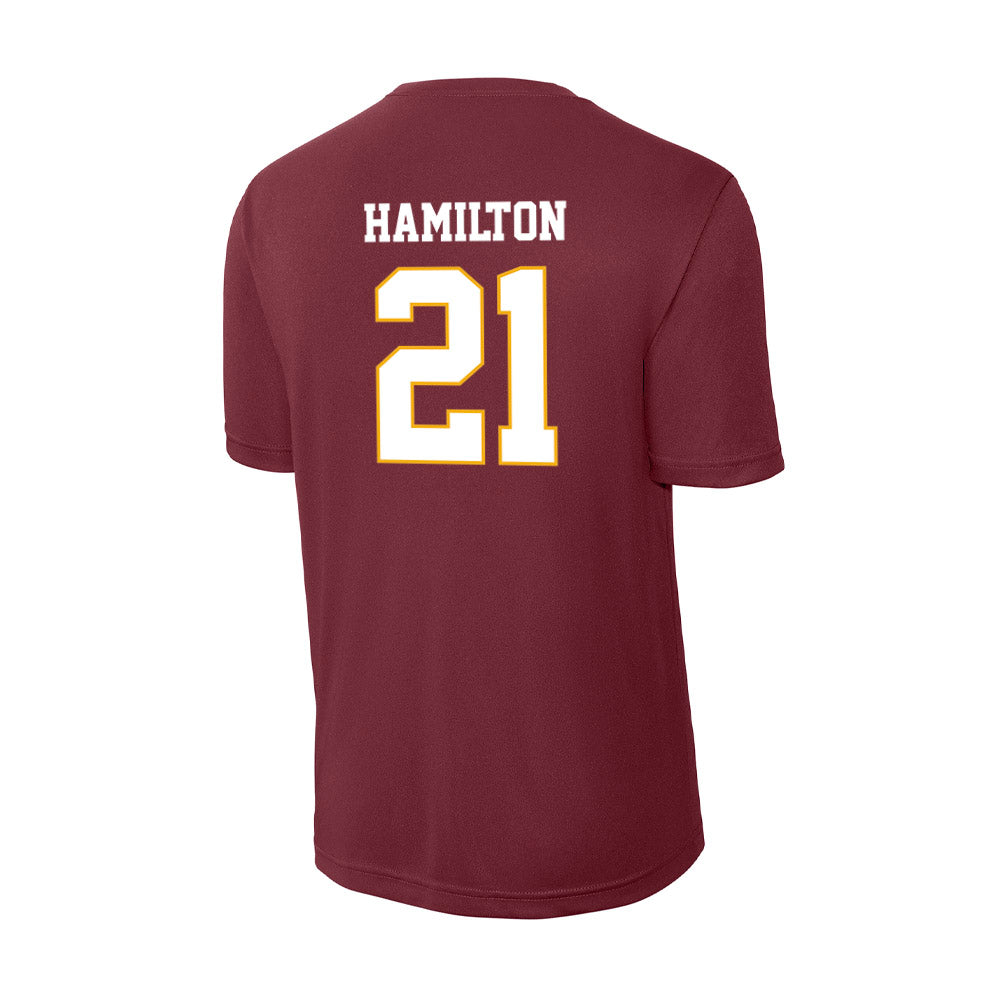 Winthrop - NCAA Men's Basketball : Tai Hamilton - Classic Shersey Activewear T-Shirt-1