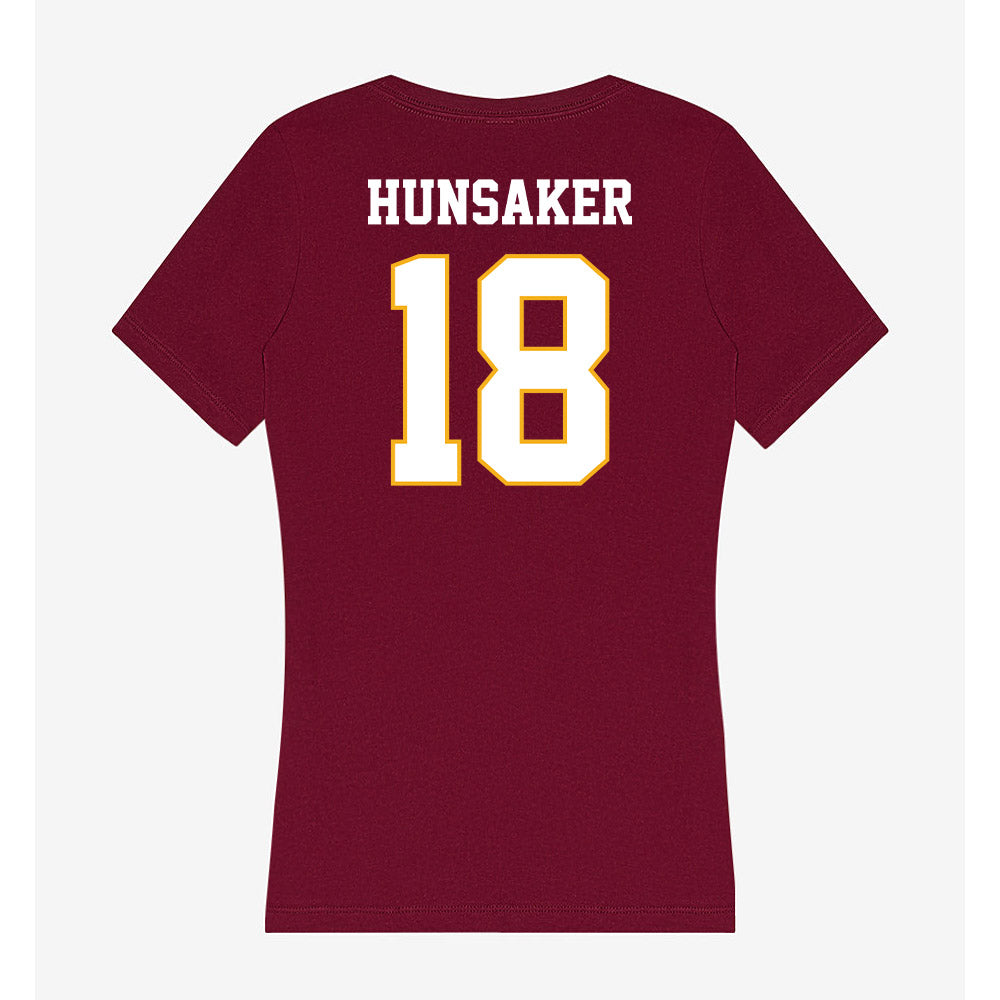 Winthrop - NCAA Women's Soccer : Violet Hunsaker - Classic Shersey Women's V-Neck T-Shirt-1