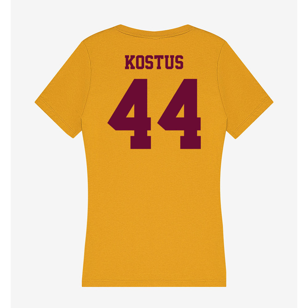 Central Michigan - NCAA Football : Kade Kostus - Women's V-Neck T-Shirt-1