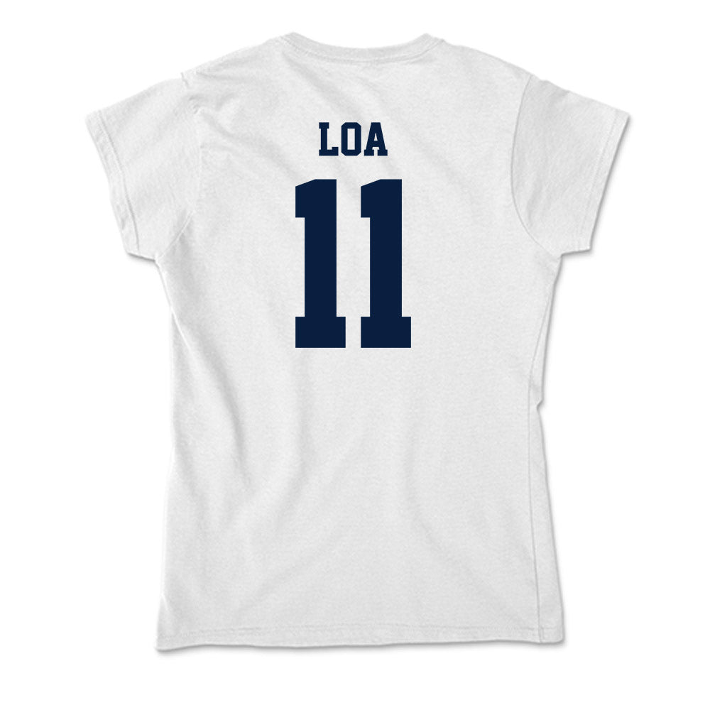 Northern Arizona - NCAA Football : Ziggy Loa - Soft Style Women’s T-Shirt-1