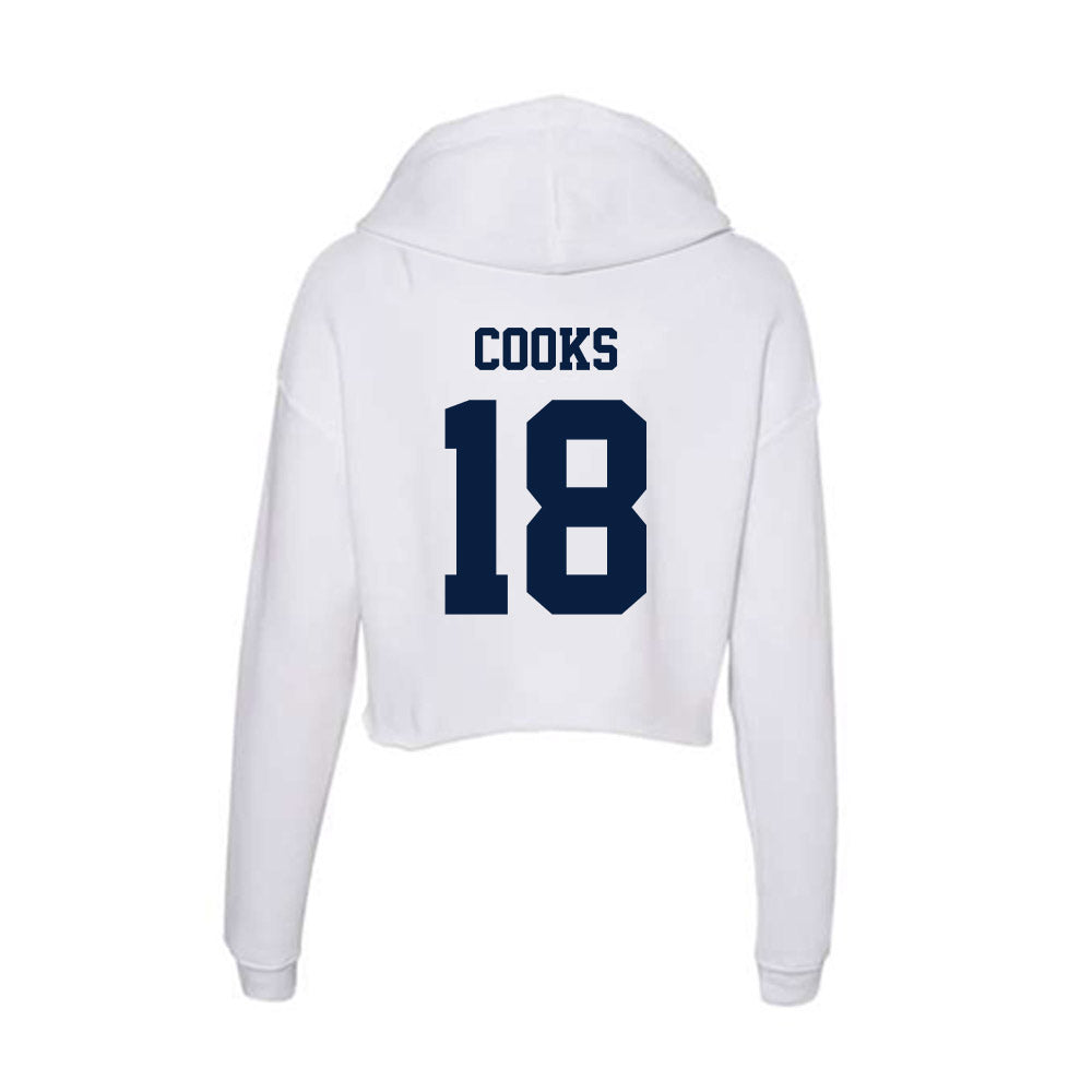 Northern Arizona - NCAA Football : Matthew Cooks - Women's Crop Fleece Hoodie-1