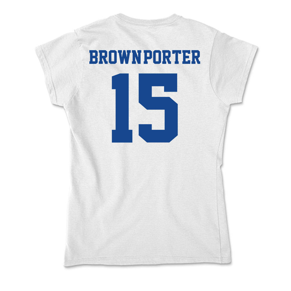 CNU - NCAA Football : Makari Brown-Porter - Classic Shersey Soft Style Women’s T-Shirt-1