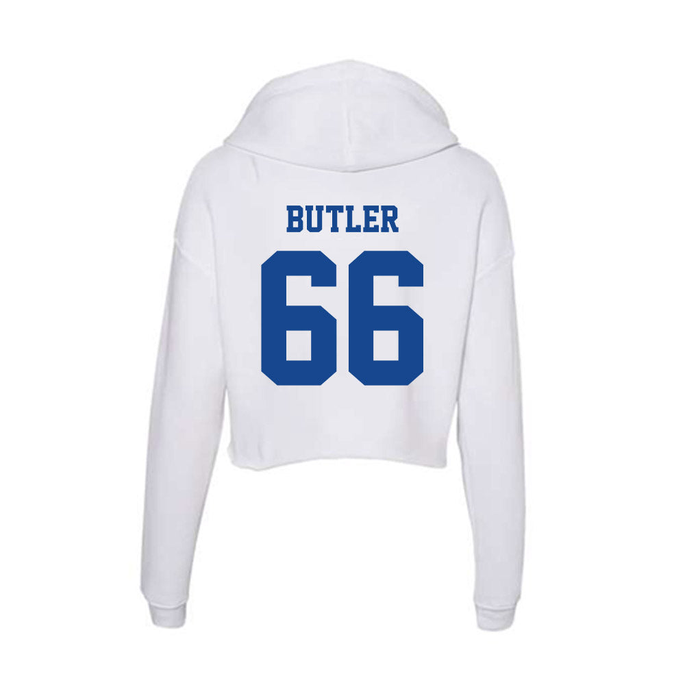 CNU - NCAA Football : Jerel Butler - Women's Crop Fleece Hoodie-1