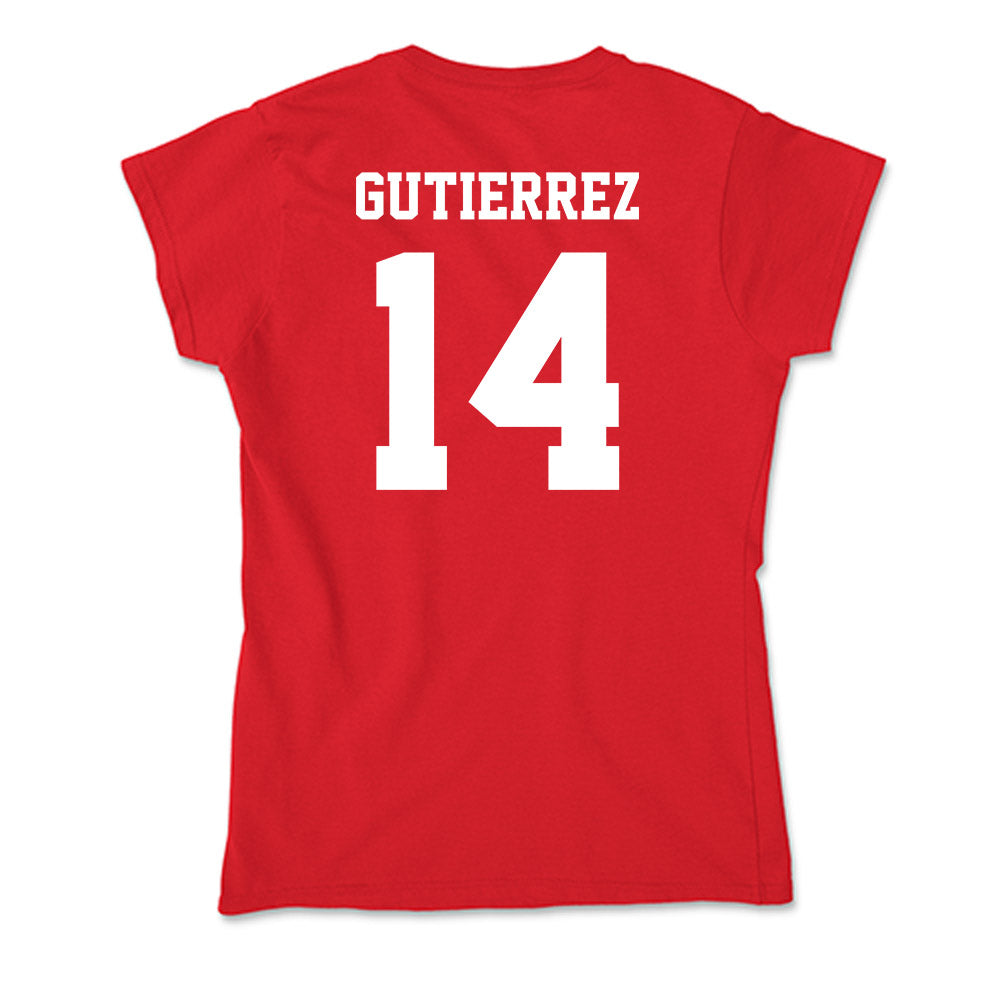 New Mexico - NCAA Football : Melaki Gutierrez - Soft Style Women’s T-Shirt-1