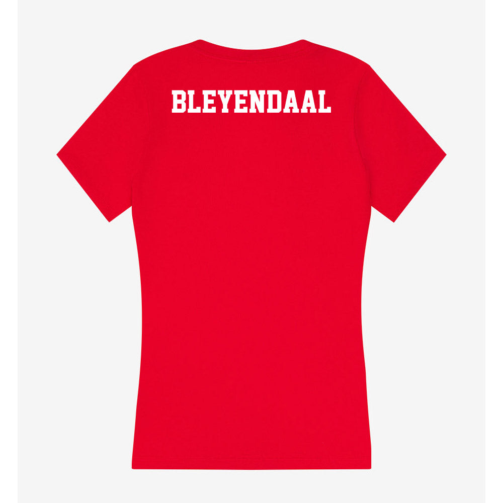 New Mexico - NCAA Women's Swimming & Diving : Rian Bleyendaal - Women's V-Neck T-Shirt-1