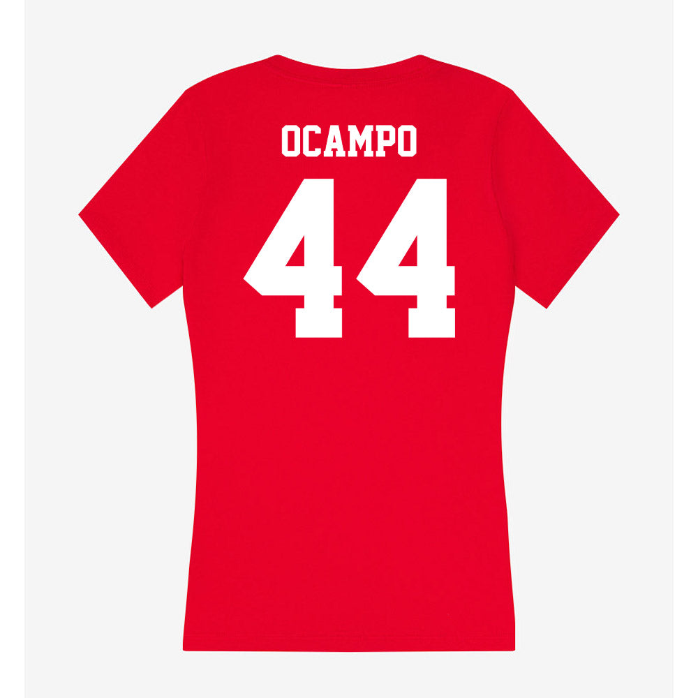 New Mexico - NCAA Softball : MiaLani Ocampo - Women's V-Neck T-Shirt-1