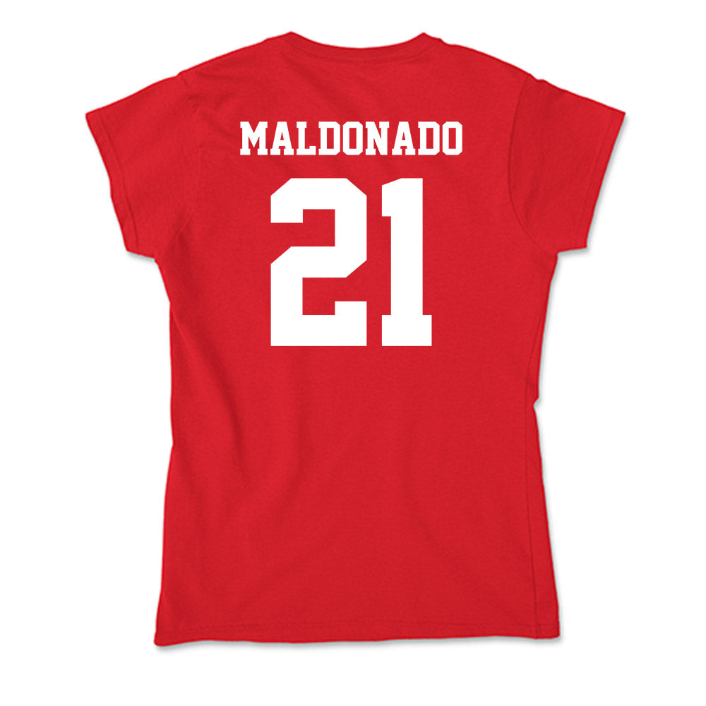New Mexico - NCAA Football : Jacob Maldonado - Soft Style Women’s T-Shirt-1