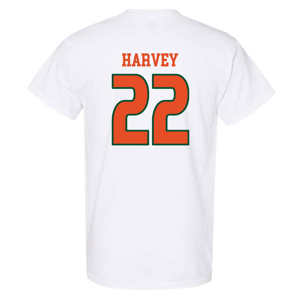 Miami - NCAA Women's Volleyball : Asia Harvey - Replica Shersey T-Shirt-1