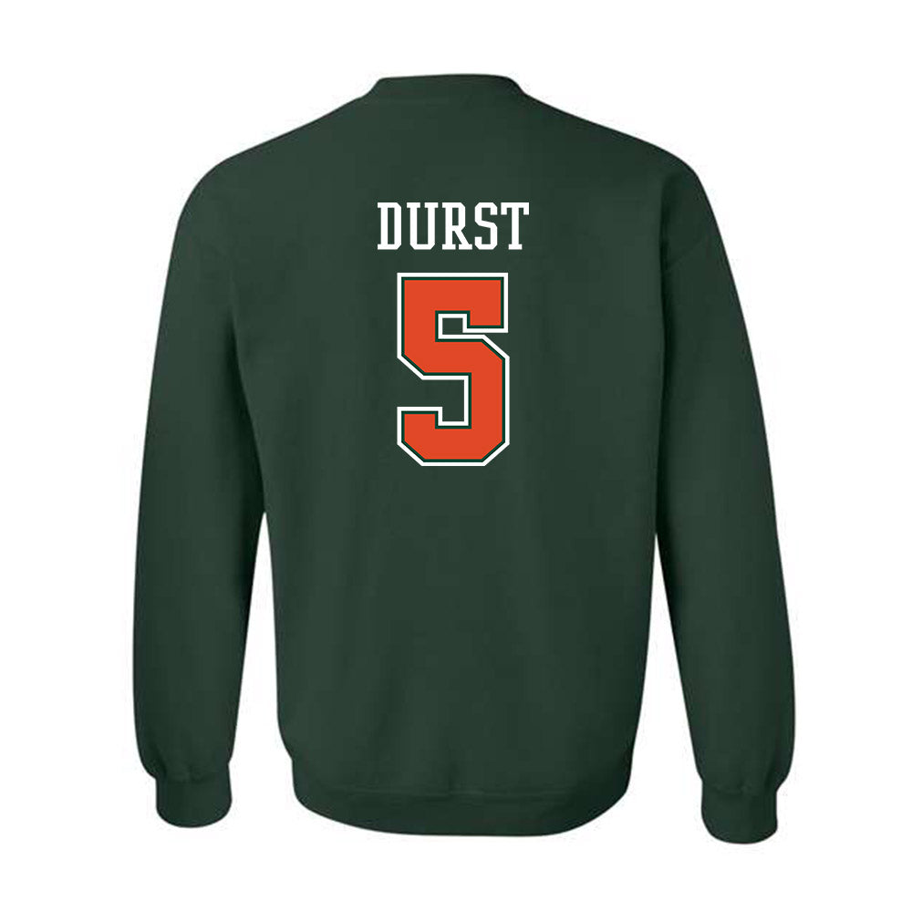 Miami - NCAA Women's Volleyball : Olivia Durst - Graphic Crewneck Sweatshirt-1