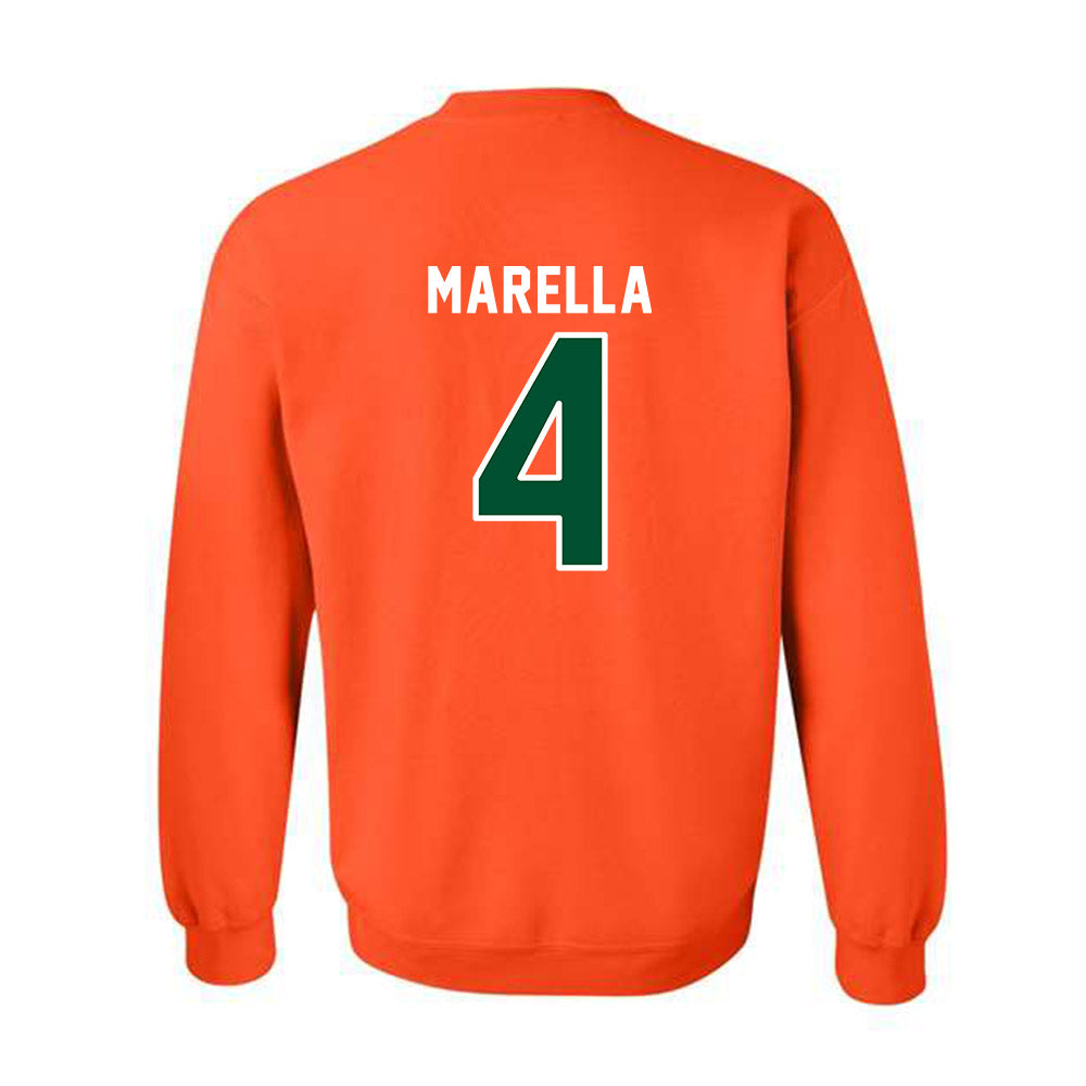 Miami - NCAA Women's Soccer : samantha marella - Replica Shersey Crewneck Sweatshirt-1