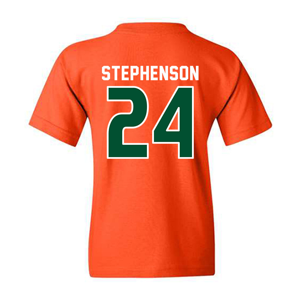 Miami - NCAA Women's Soccer : Alyssa Stephenson - Replica Shersey Youth T-Shirt-1