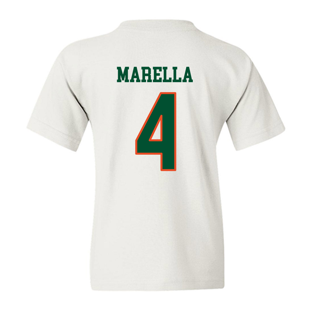 Miami - NCAA Women's Soccer : samantha marella - Replica Shersey Youth T-Shirt-1
