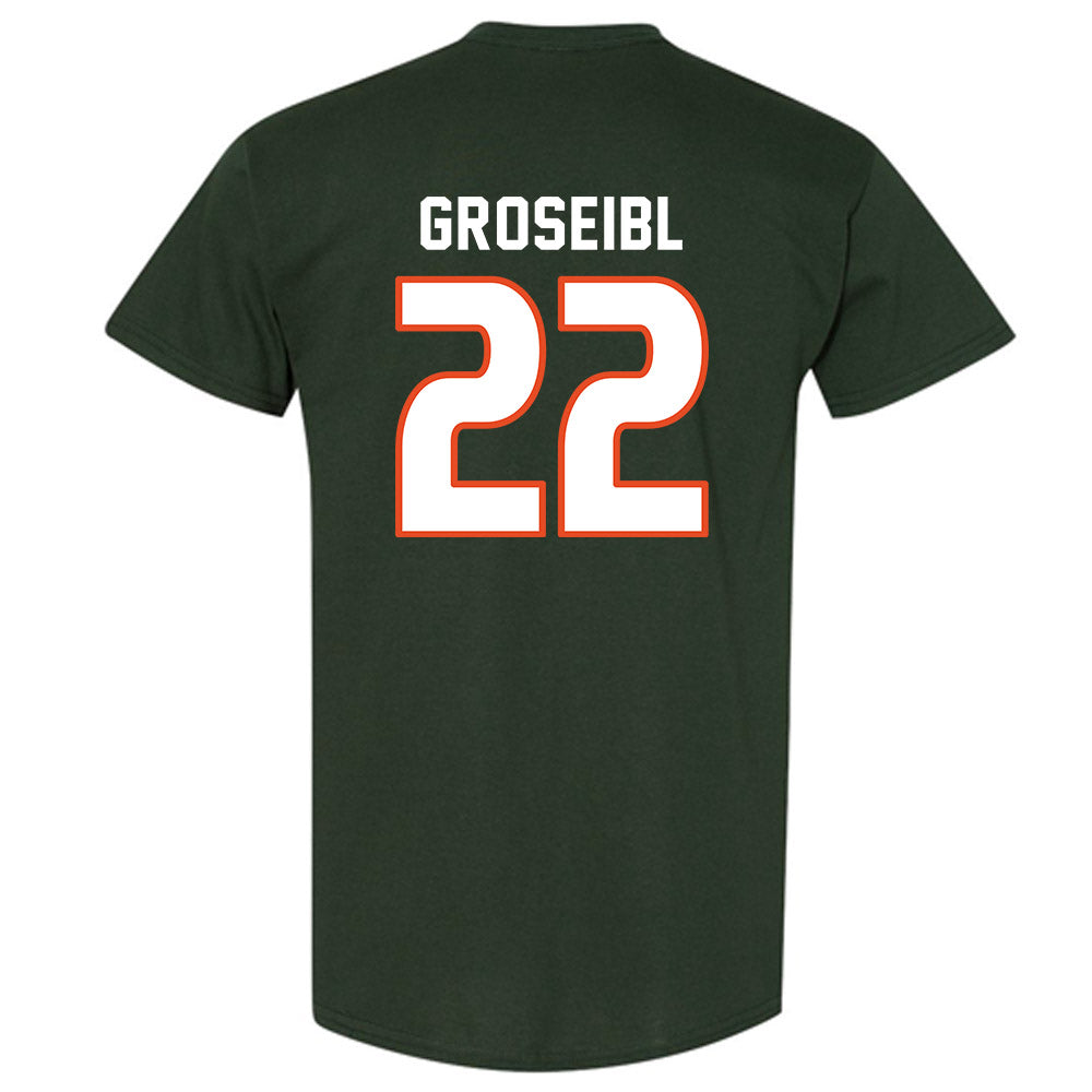 Miami - NCAA Women's Soccer : Sara Groseibl - Replica Shersey T-Shirt-1