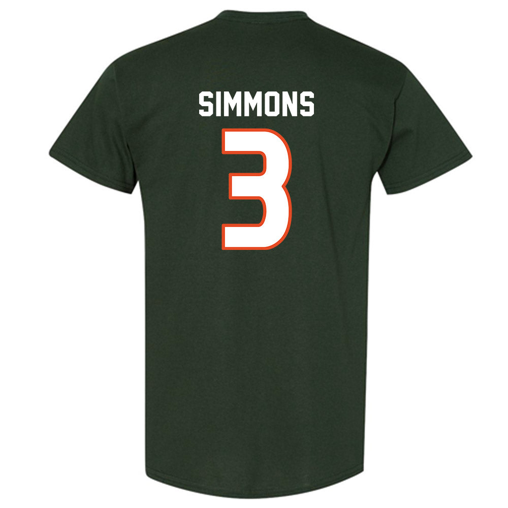 Miami - NCAA Women's Soccer : Noelle Simmons - Replica Shersey T-Shirt-1