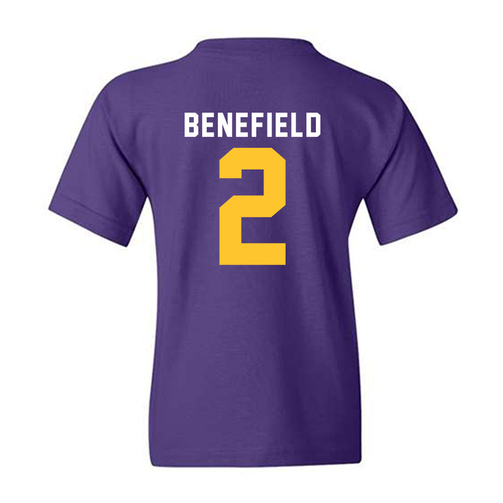 LSU - NCAA Football : Ty Benefield - Classic Shersey Youth T-Shirt-1