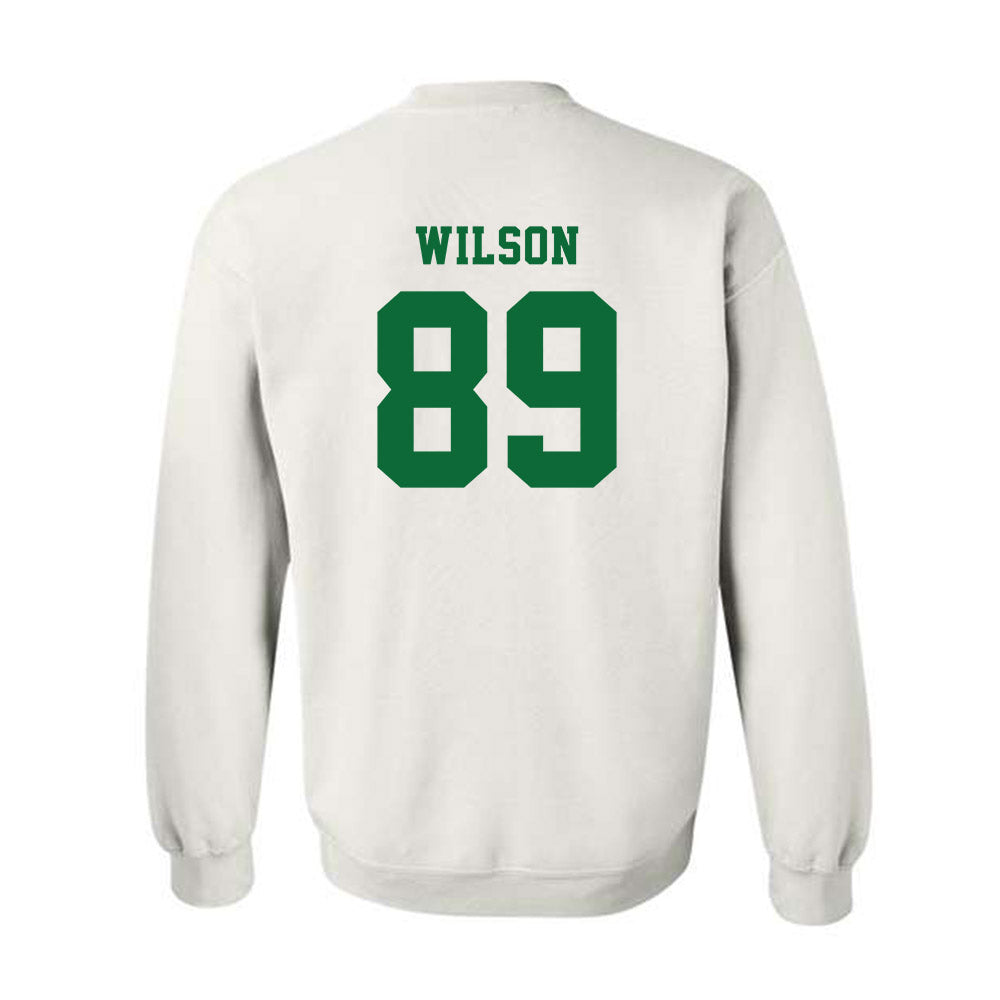 EMich - NCAA Football : CJ Wilson - Classic Shersey Crewneck Sweatshirt-1