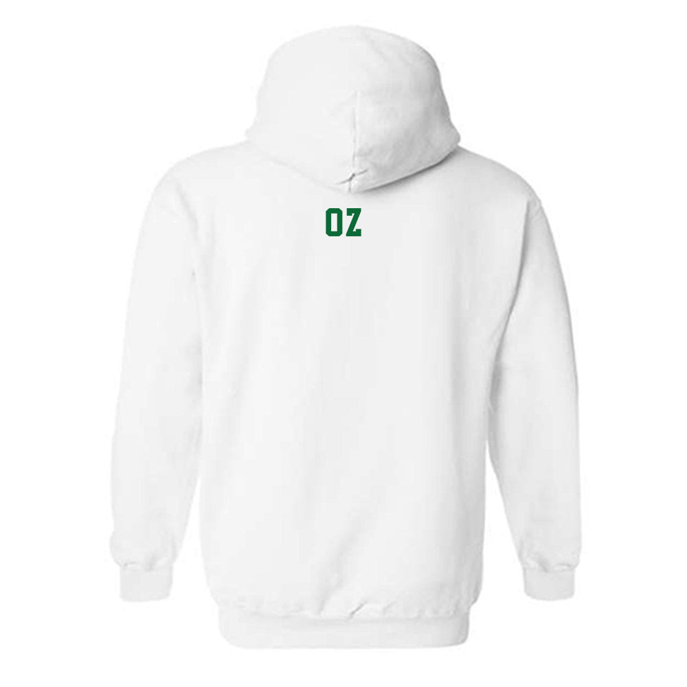 EMich - NCAA Women's Swimming & Diving : Nehir Oz - Classic Shersey Hooded Sweatshirt-1