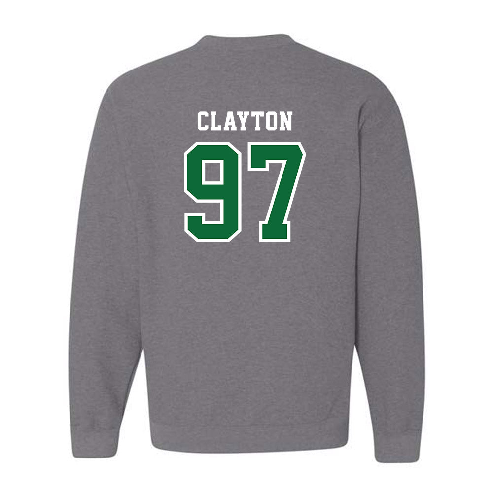 EMich - NCAA Football : Duke Clayton - Classic Shersey Crewneck Sweatshirt-1