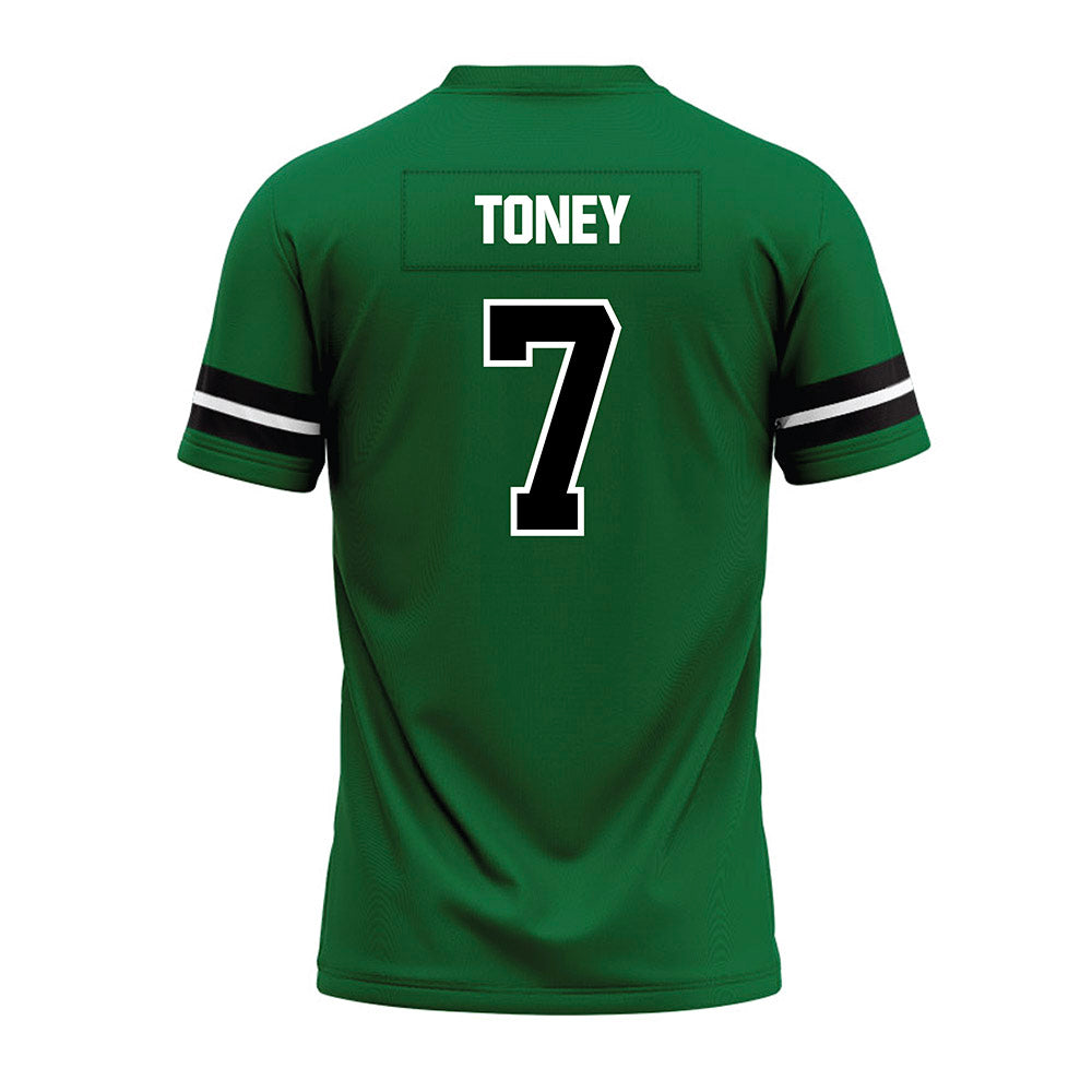 EMich - NCAA Football : Jordan Toney - Green Premium Football Jersey-1