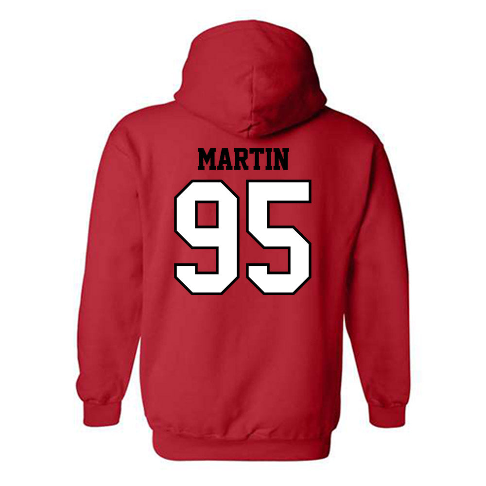 Valdosta State - NCAA Football : Jonathan Martin - Classic Shersey Hooded Sweatshirt-1
