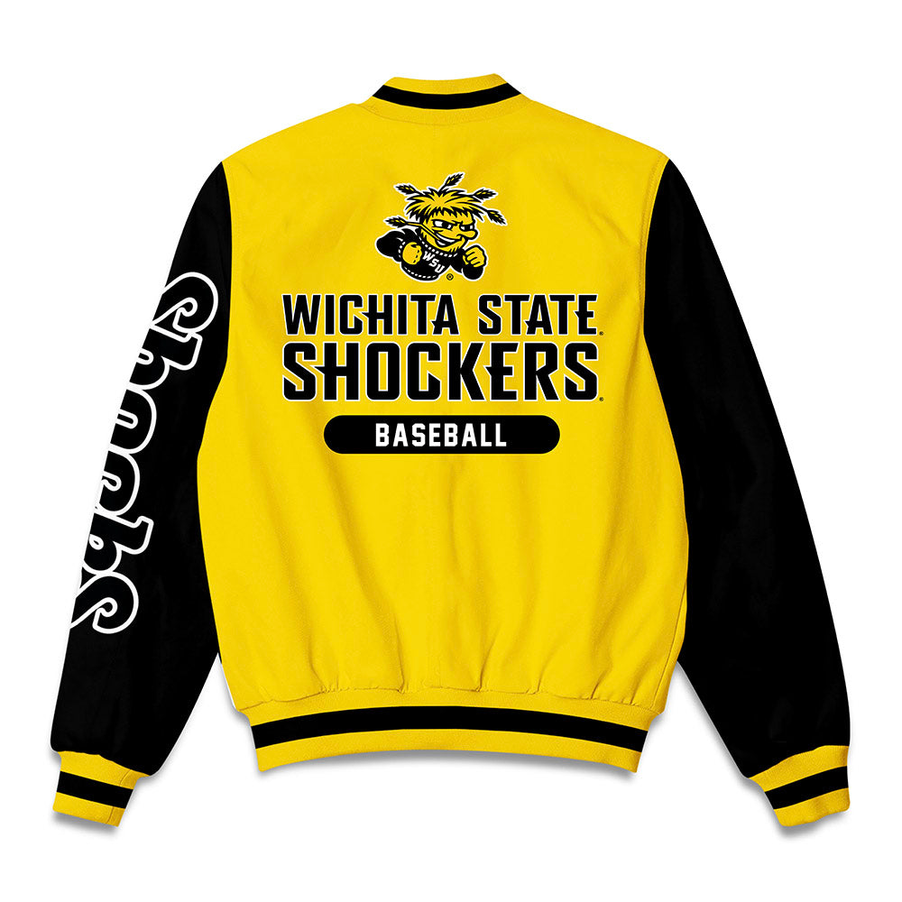 Wichita State - NCAA Baseball : Reese Kortum - Bomber Jacket-1
