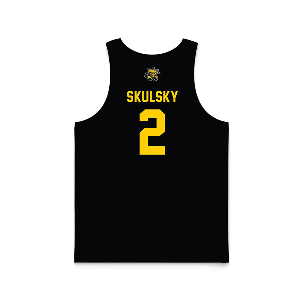 Wichita State - NCAA Women's Basketball : Rachel Skulsky - Black Basketball Jersey-1
