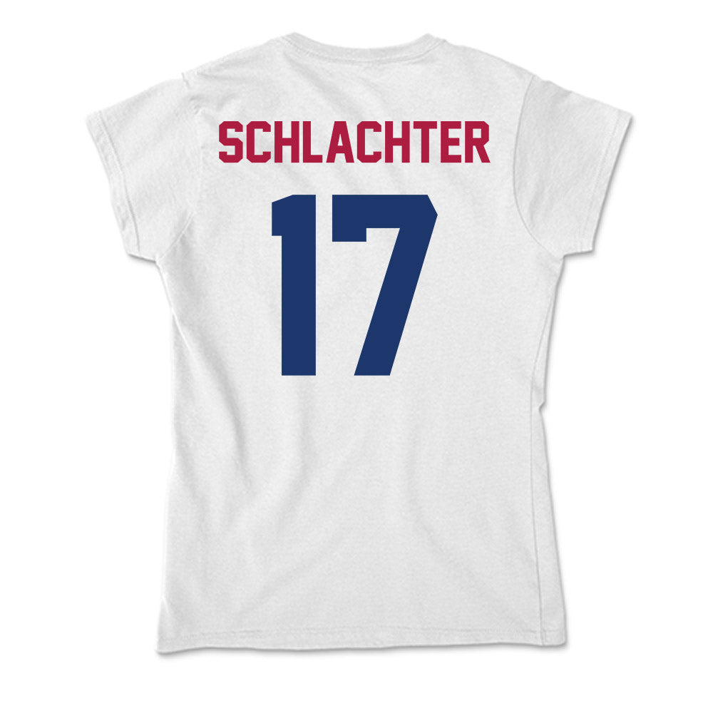 Detroit Mercy - NCAA Softball : Hannah Schlachter - Soft Style Women’s T-Shirt-1