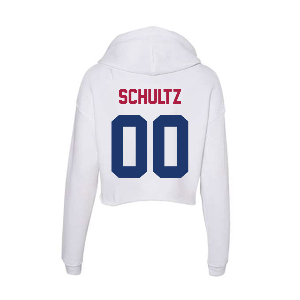 Detroit Mercy - NCAA Softball : Savannah Schultz - Women's Crop Fleece Hoodie-1