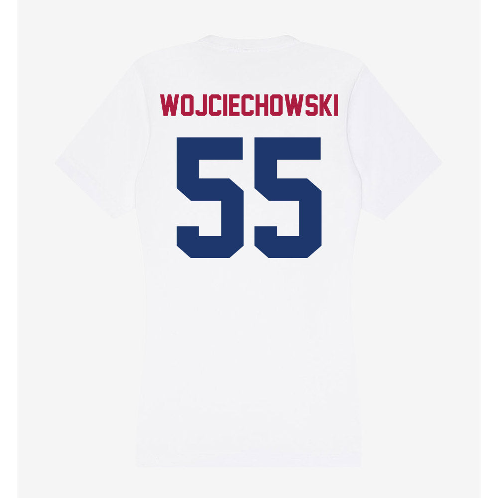 Detroit Mercy - NCAA Men's Lacrosse : DJ Wojciechowski - Women's V-Neck T-Shirt-1