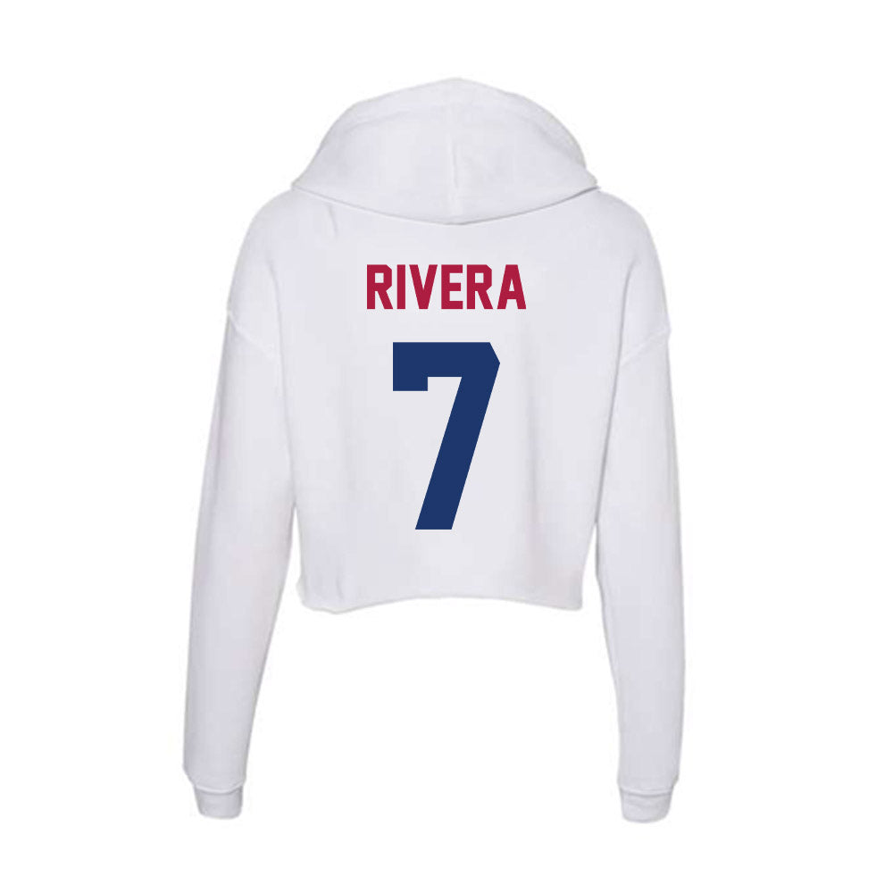 Detroit Mercy - NCAA Women's Soccer : Jada Rivera - Women's Crop Fleece Hoodie-1