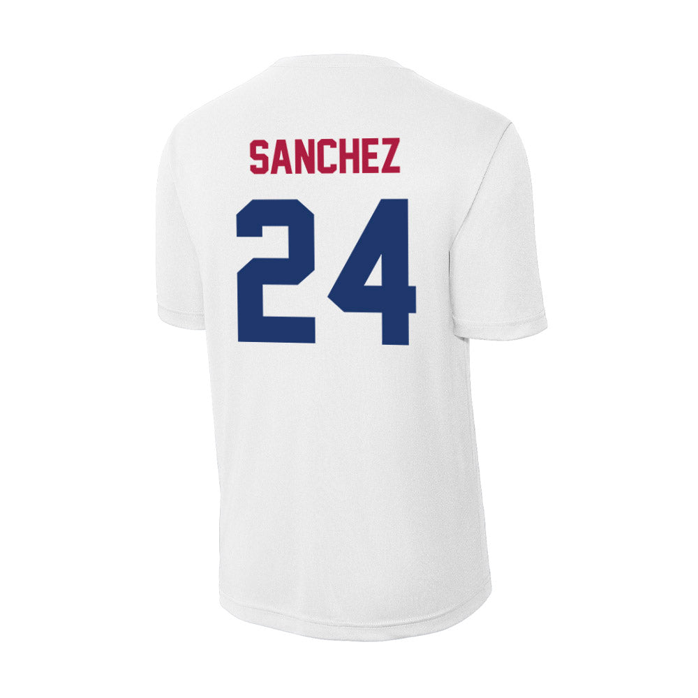 Detroit Mercy - NCAA Men's Soccer : Sebastian Sanchez - Activewear T-Shirt-1