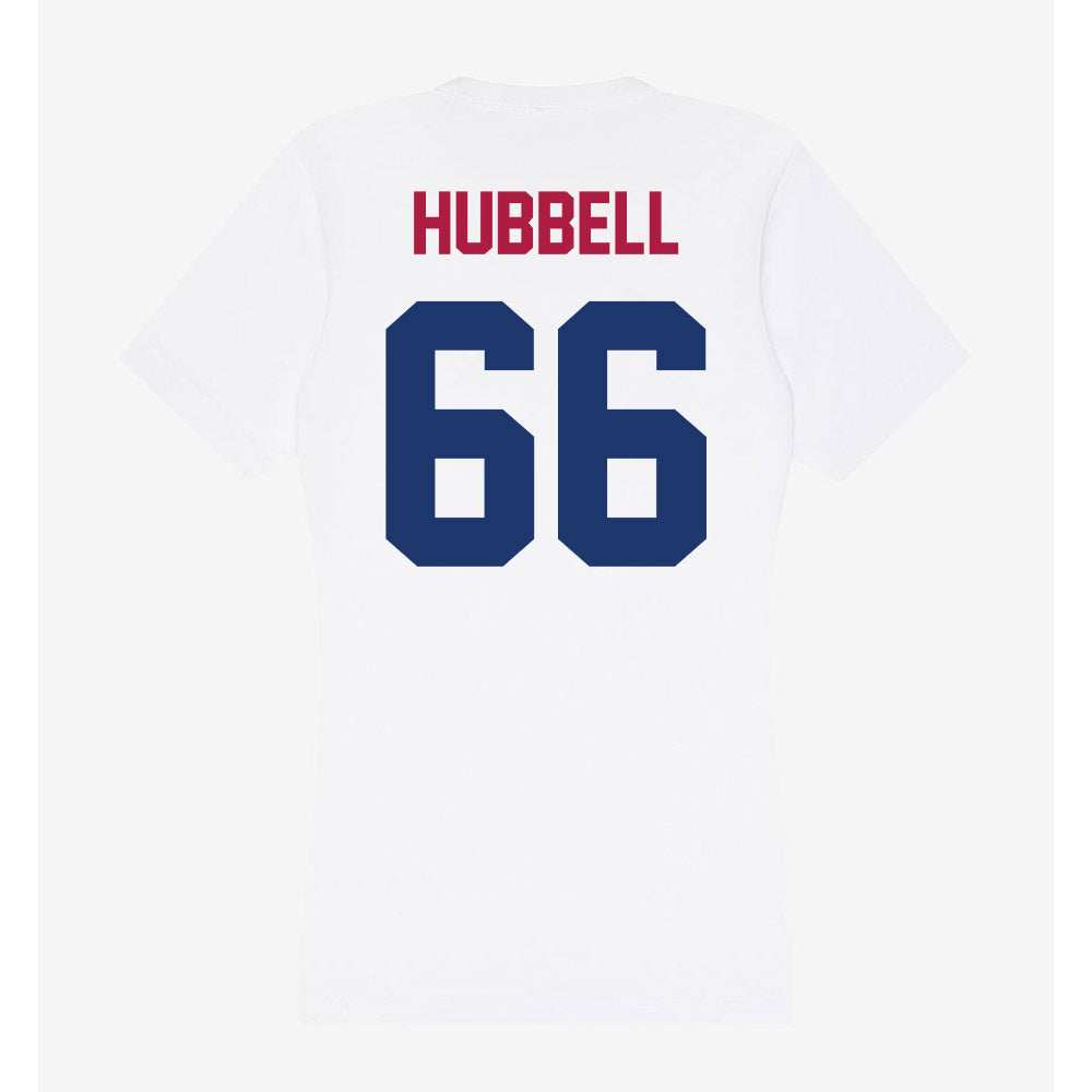 Detroit Mercy - NCAA Softball : Mia Hubbell - Women's V-Neck T-Shirt-1