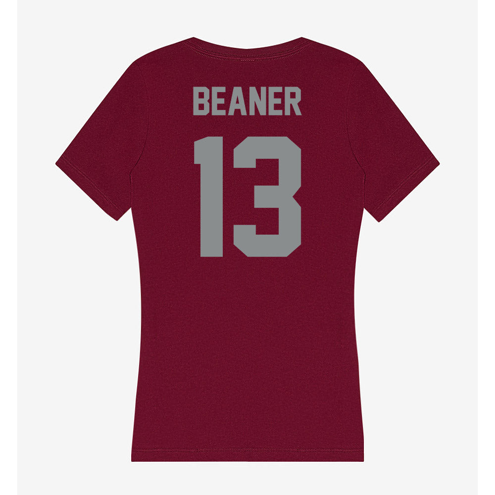 Montana - NCAA Football : Brock Beaner - Women's V-Neck T-Shirt-1
