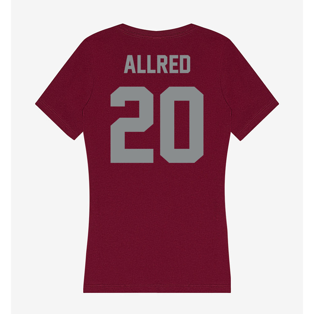 Montana - NCAA Softball : Kodi Allred - Women's V-Neck T-Shirt-1