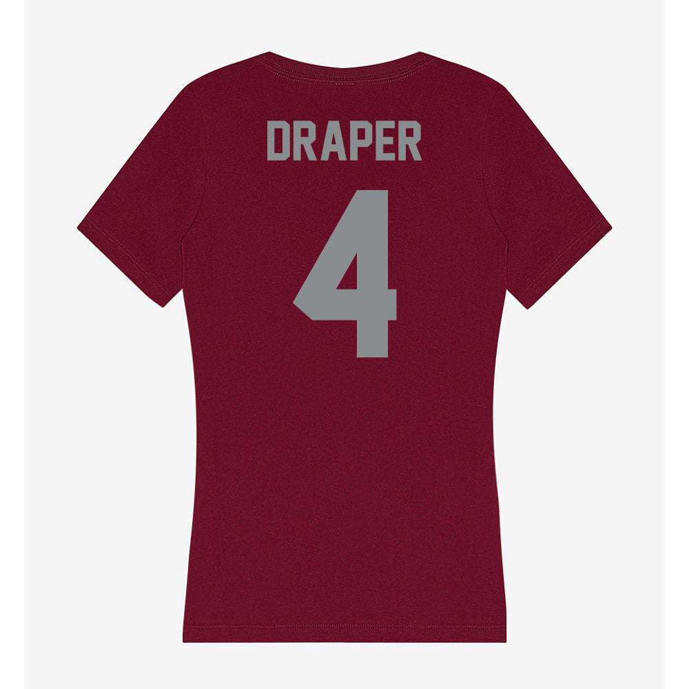 Montana - NCAA Women's Soccer : Mia Draper - Women's V-Neck T-Shirt-1