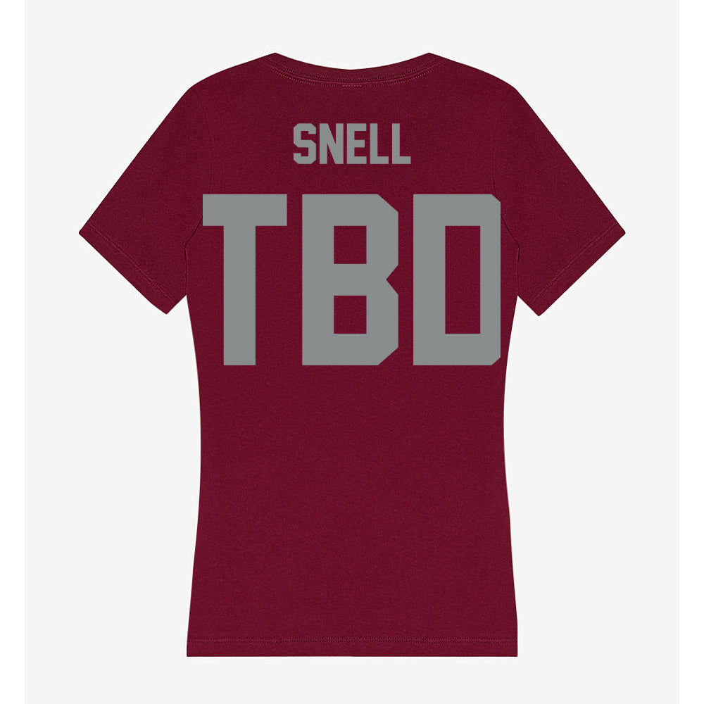 Montana - NCAA Football : William Snell - Women's V-Neck T-Shirt-1