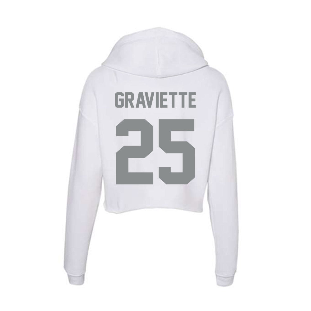 Montana - NCAA Softball : Gracyn Graviette - Women's Crop Fleece Hoodie-1