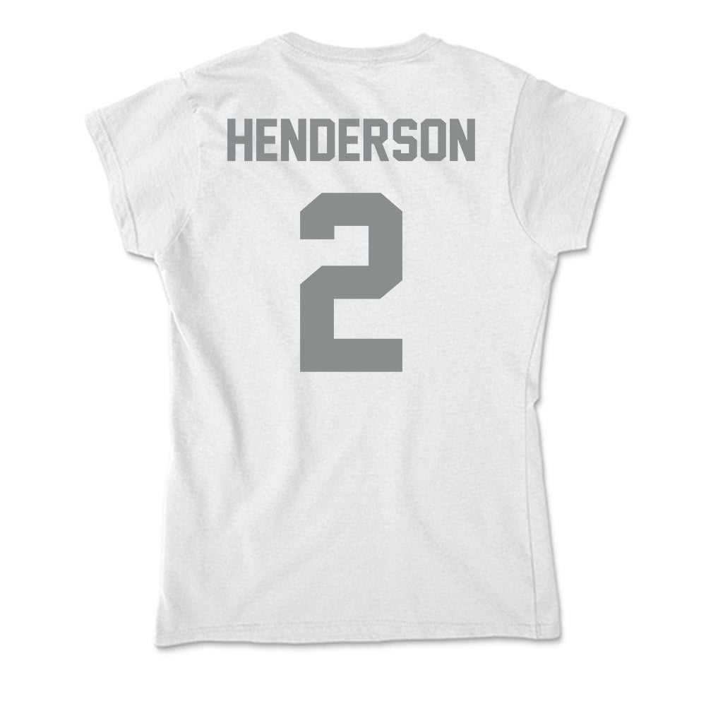 Montana - NCAA Men's Basketball : Chaseh Henderson - Soft Style Women’s T-Shirt-1