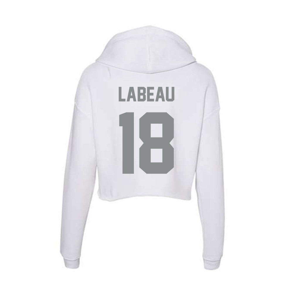 Montana - NCAA Women's Volleyball : Olivia LaBeau - Women's Crop Fleece Hoodie-1