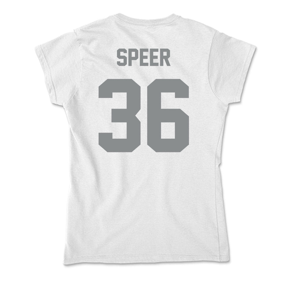 Montana - NCAA Football : Garrett Speer - Soft Style Women’s T-Shirt-1