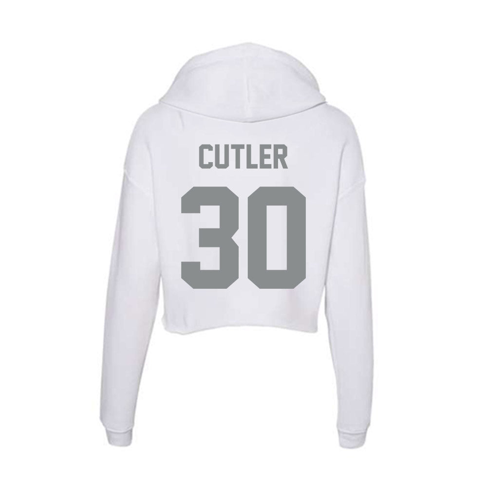 Montana - NCAA Football : Kade Cutler - Women's Crop Fleece Hoodie-1