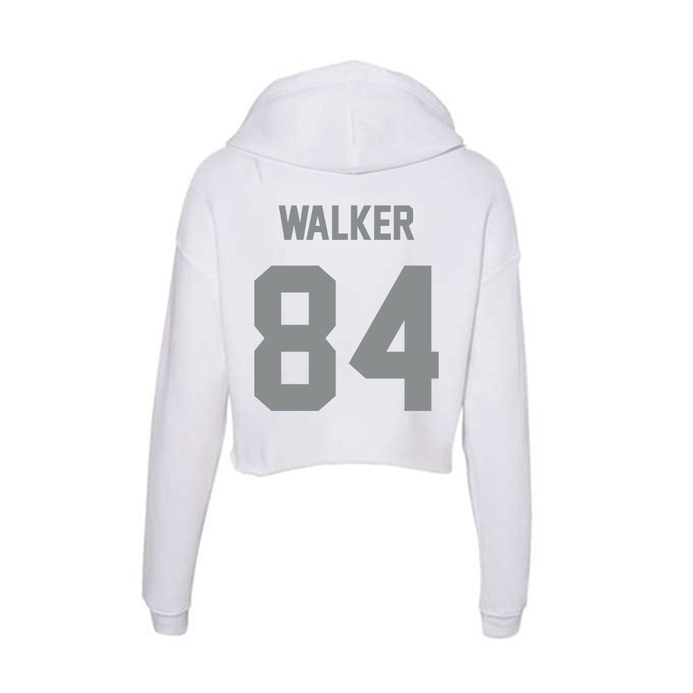 Montana - NCAA Football : Grady Walker - Women's Crop Fleece Hoodie-1