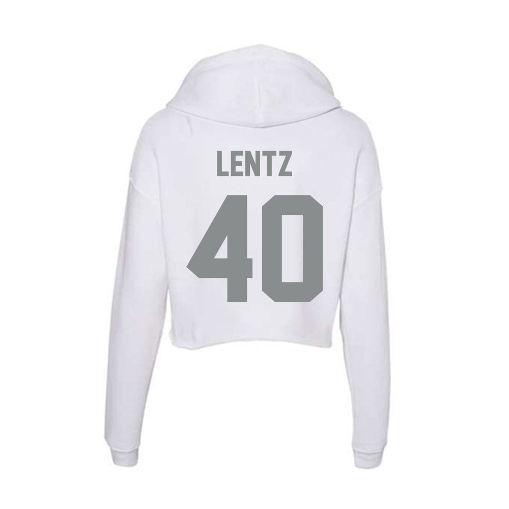 Montana - NCAA Football : Colton Lentz - Women's Crop Fleece Hoodie-1