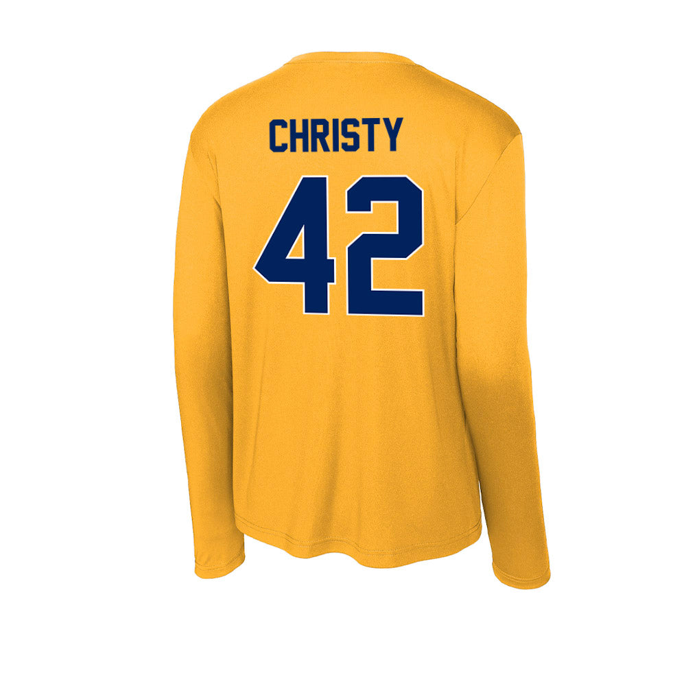 UW Eau Claire - NCAA Football : Carter Christy - Activewear Long Sleeve T-Shirt-1