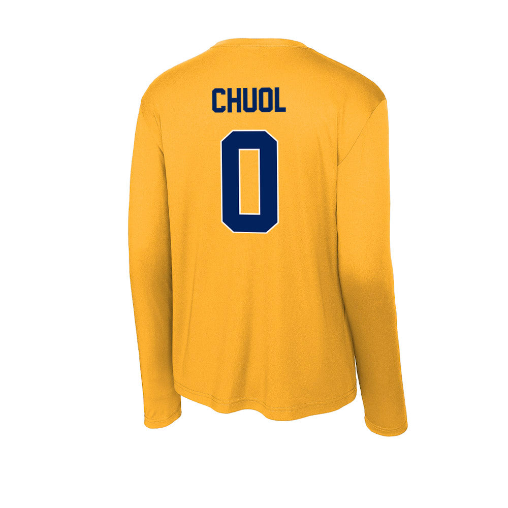 UW Eau Claire - NCAA Football : Yaach Chuol - Activewear Long Sleeve T-Shirt-1